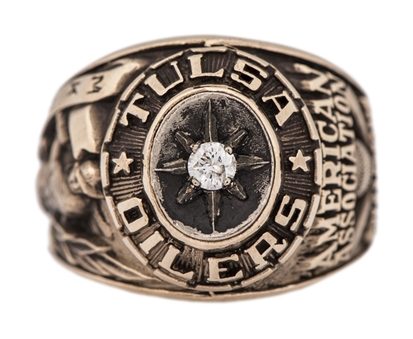 1974 Tulsa Oilers American Association Championship Ring